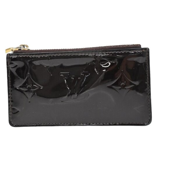 LOUIS VUITTON Pochette Cles Coin Wallet Monogram Vernis Red M93518 01FB770 - Picture 1 of 15